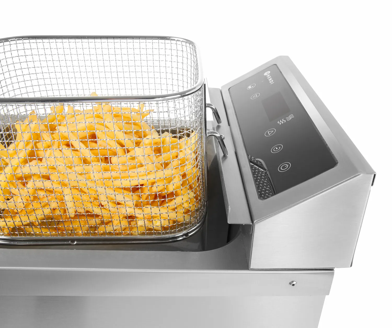 Induction fryer with drain tap, 8 l - 10