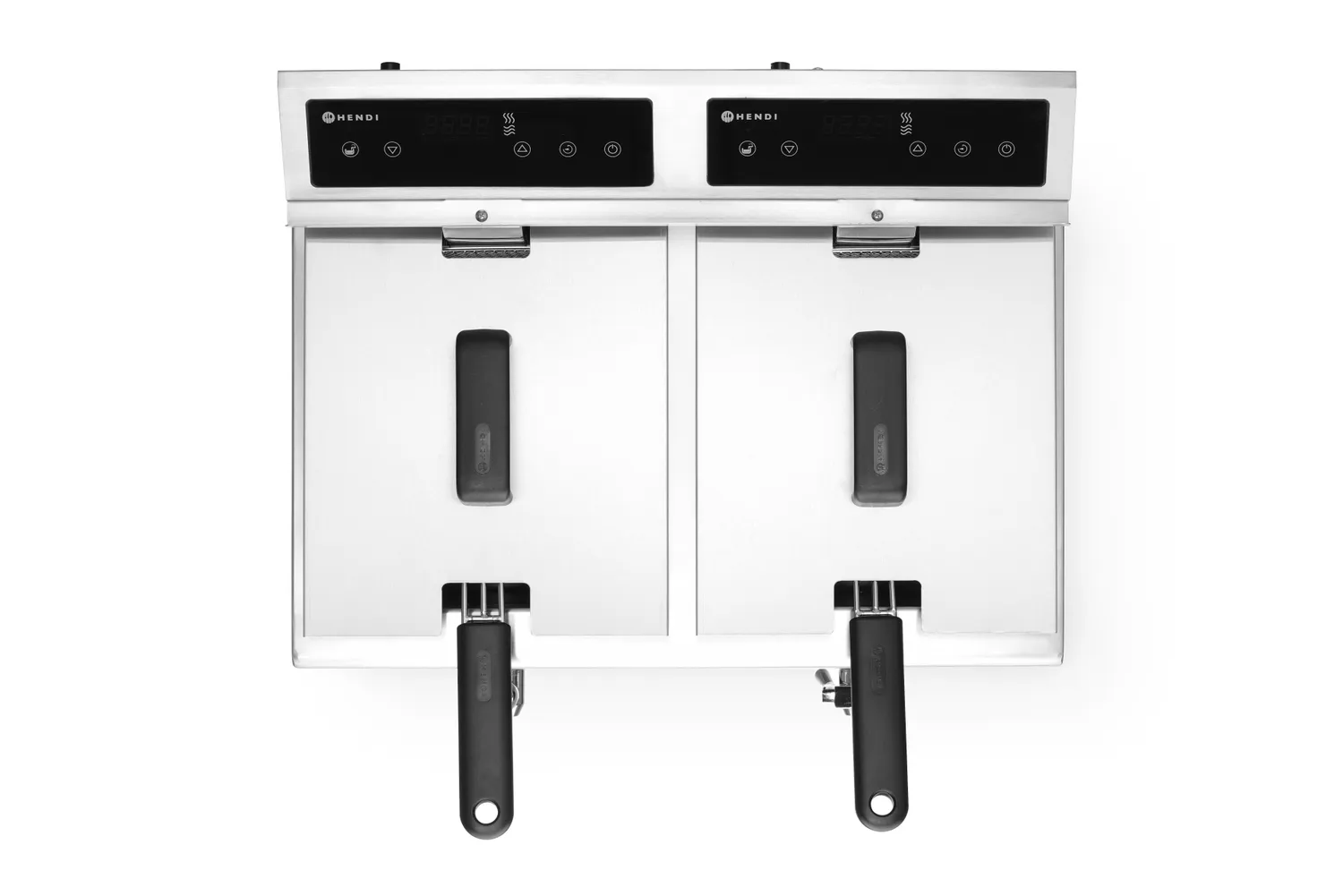 Induktionsfritös med avtappningskran, 2x8 l - 13
