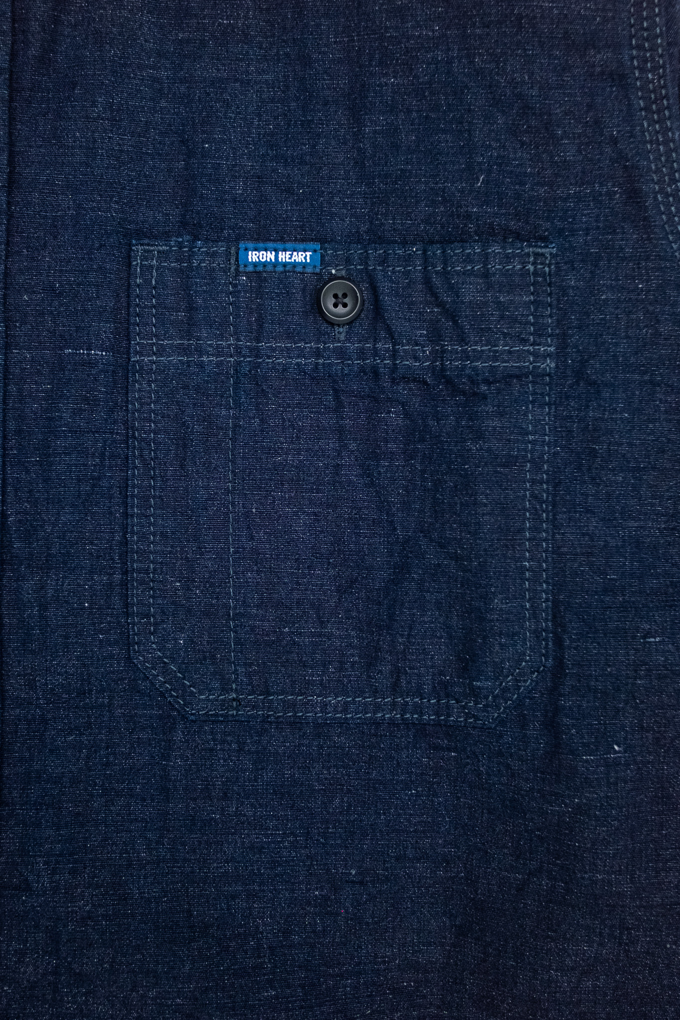 Iron Heart - IHSH-443-IND 7oz Cotton Linen Chambray Work Shirt - 6