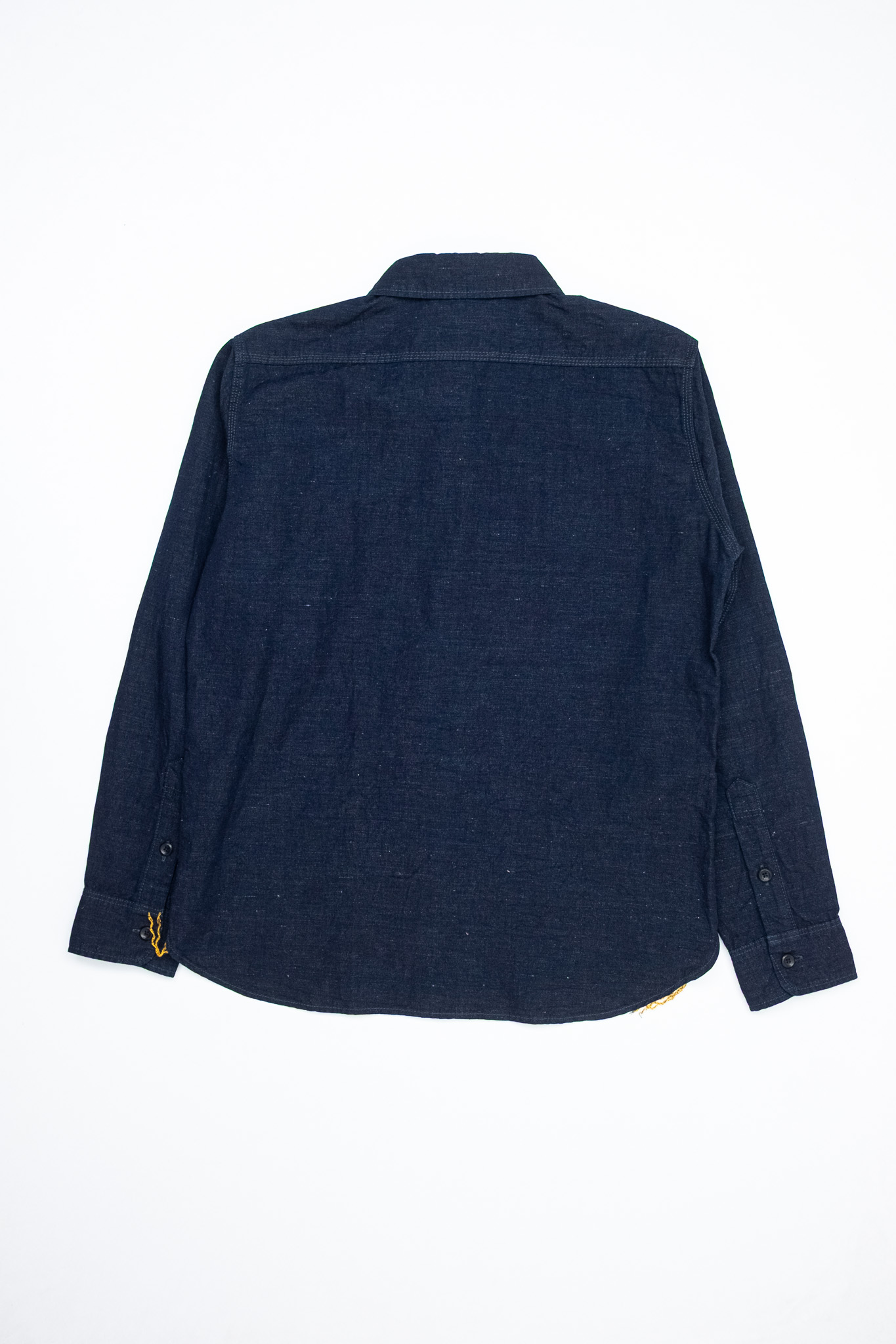 Iron Heart - IHSH-443-IND 7oz Cotton Linen Chambray Work Shirt - 3