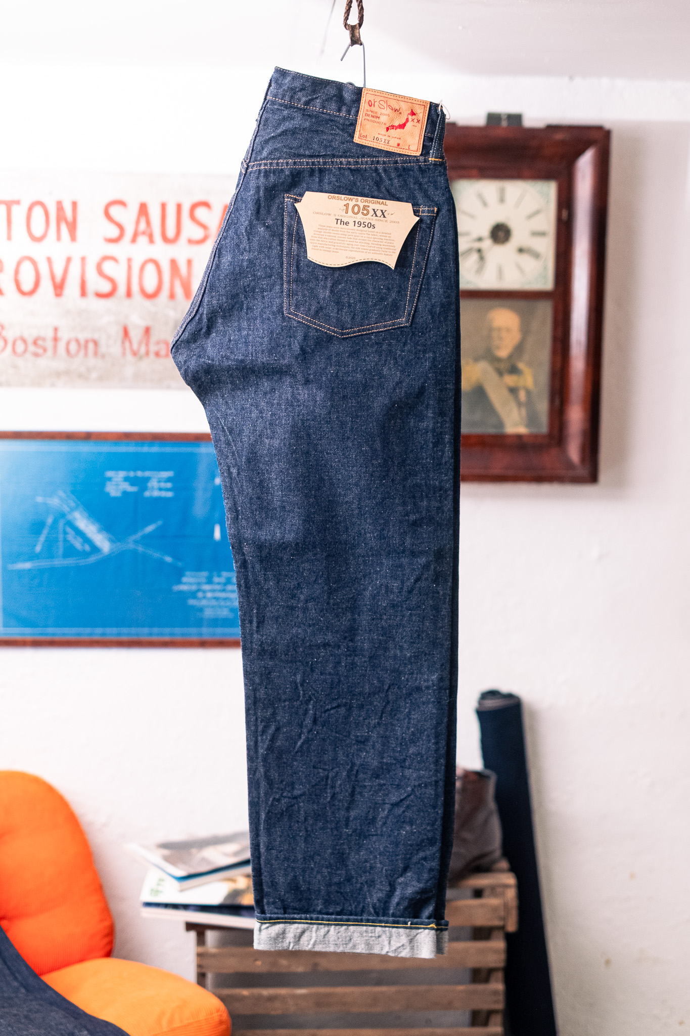 Orslow - 105XX The 1950's Selvedge Denim One Wash