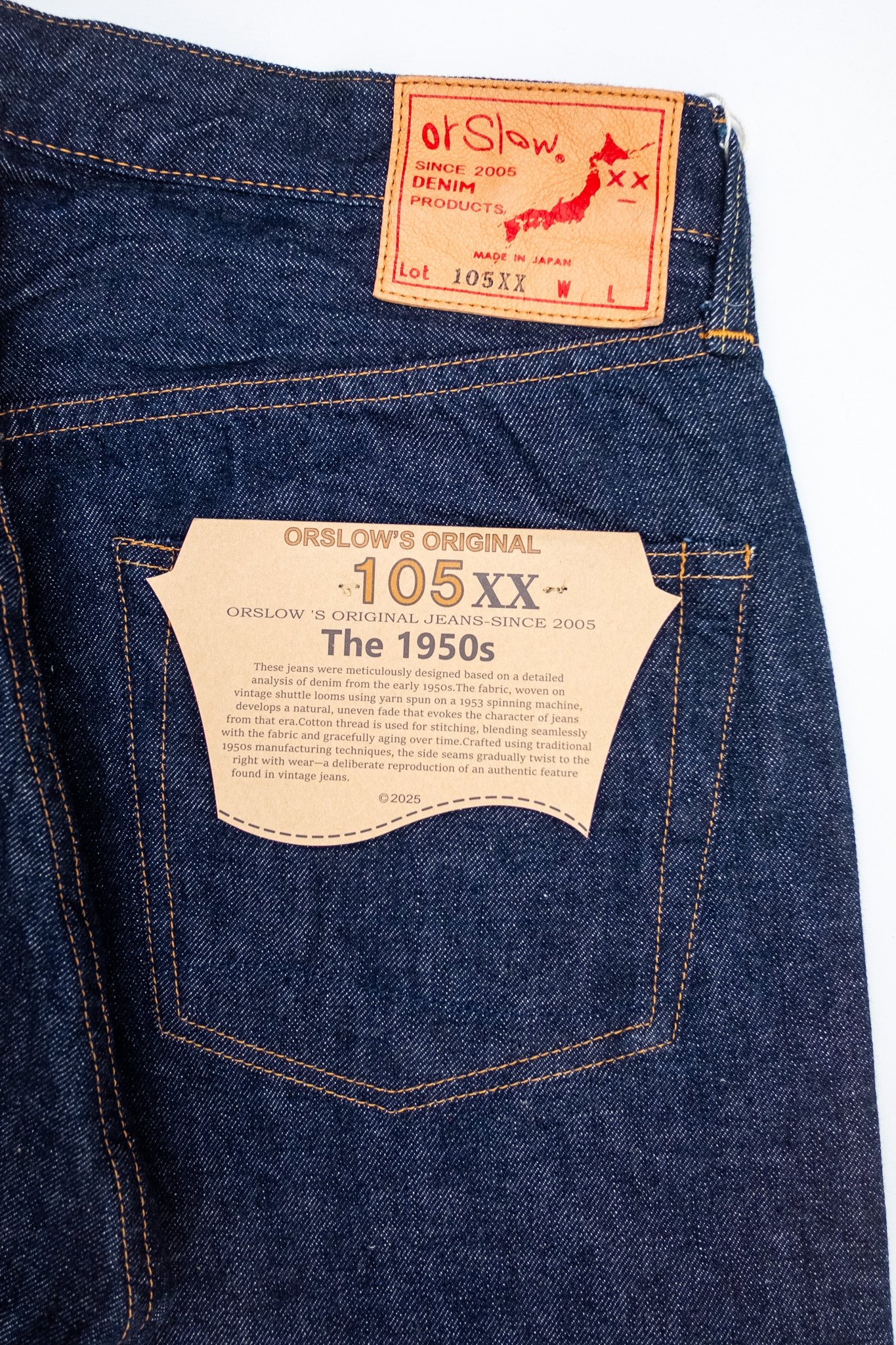 Orslow - 105XX The 1950's Selvedge Denim One Wash - 9