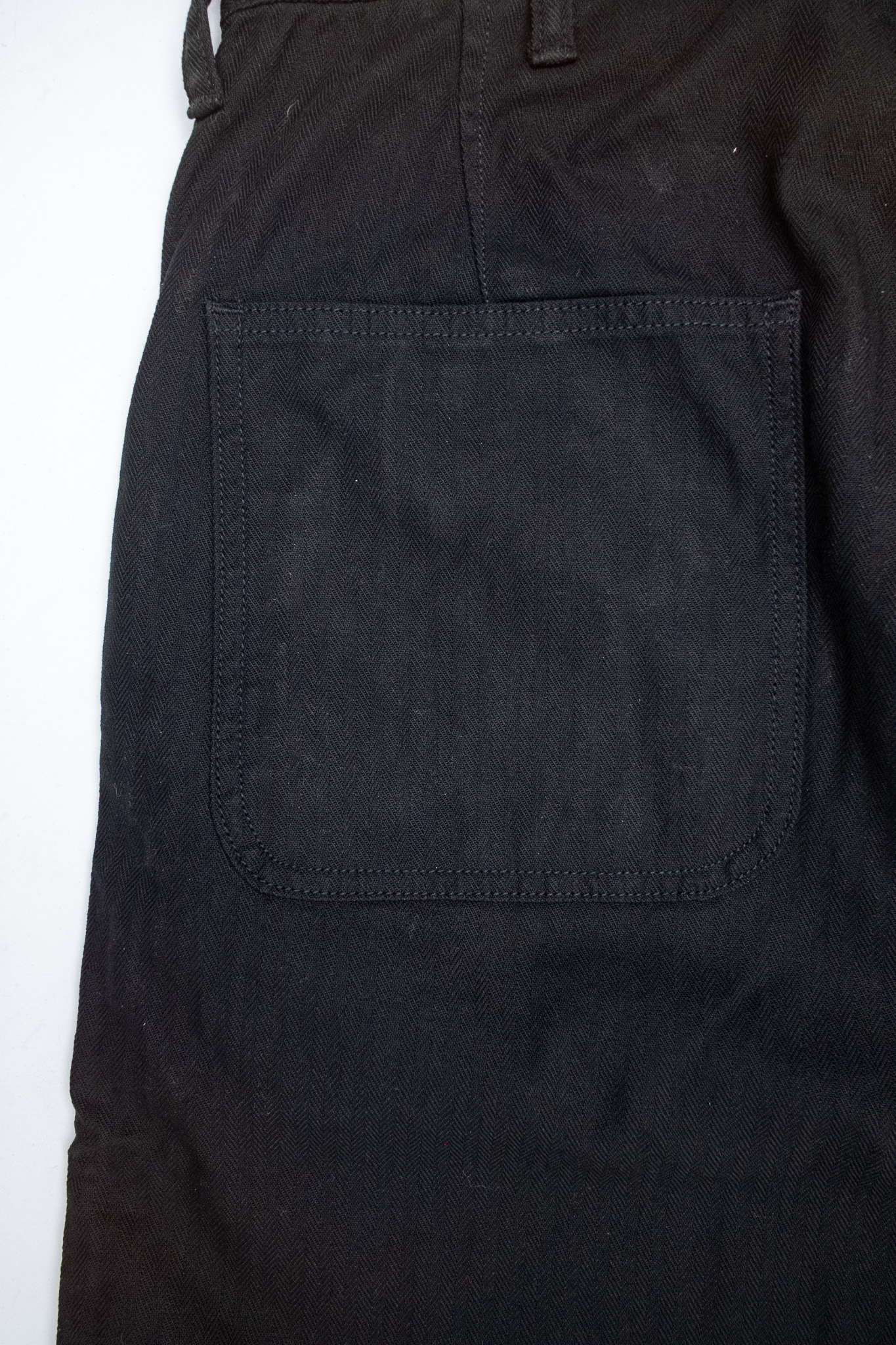 Fullcount - USN Herringbone Seamen’s Trousers Black - 8