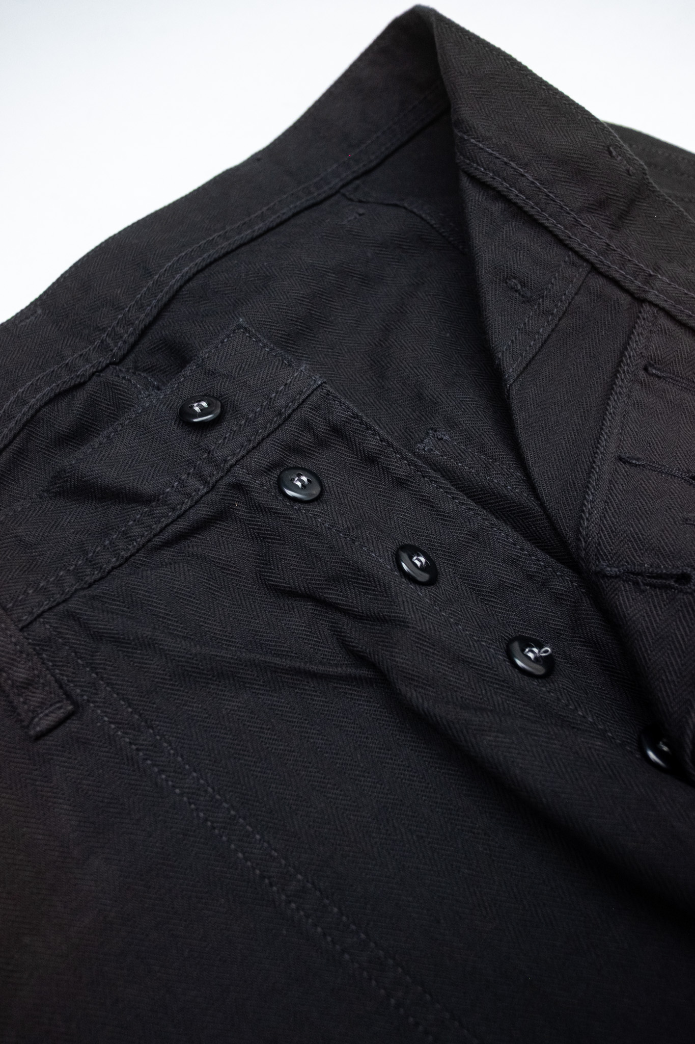 Fullcount - USN Herringbone Seamen’s Trousers Black - 6
