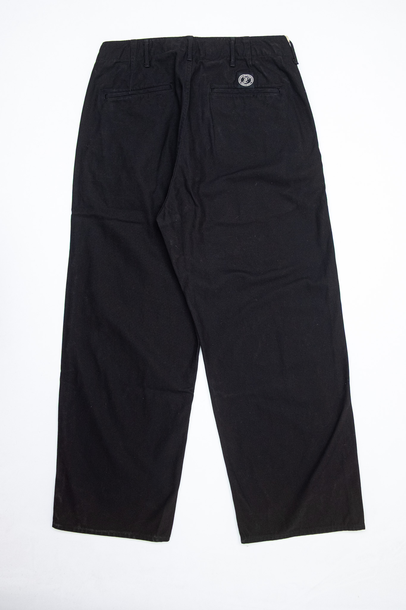 Fullcount - Tough Dude High Twist Serge Pants Black - 3