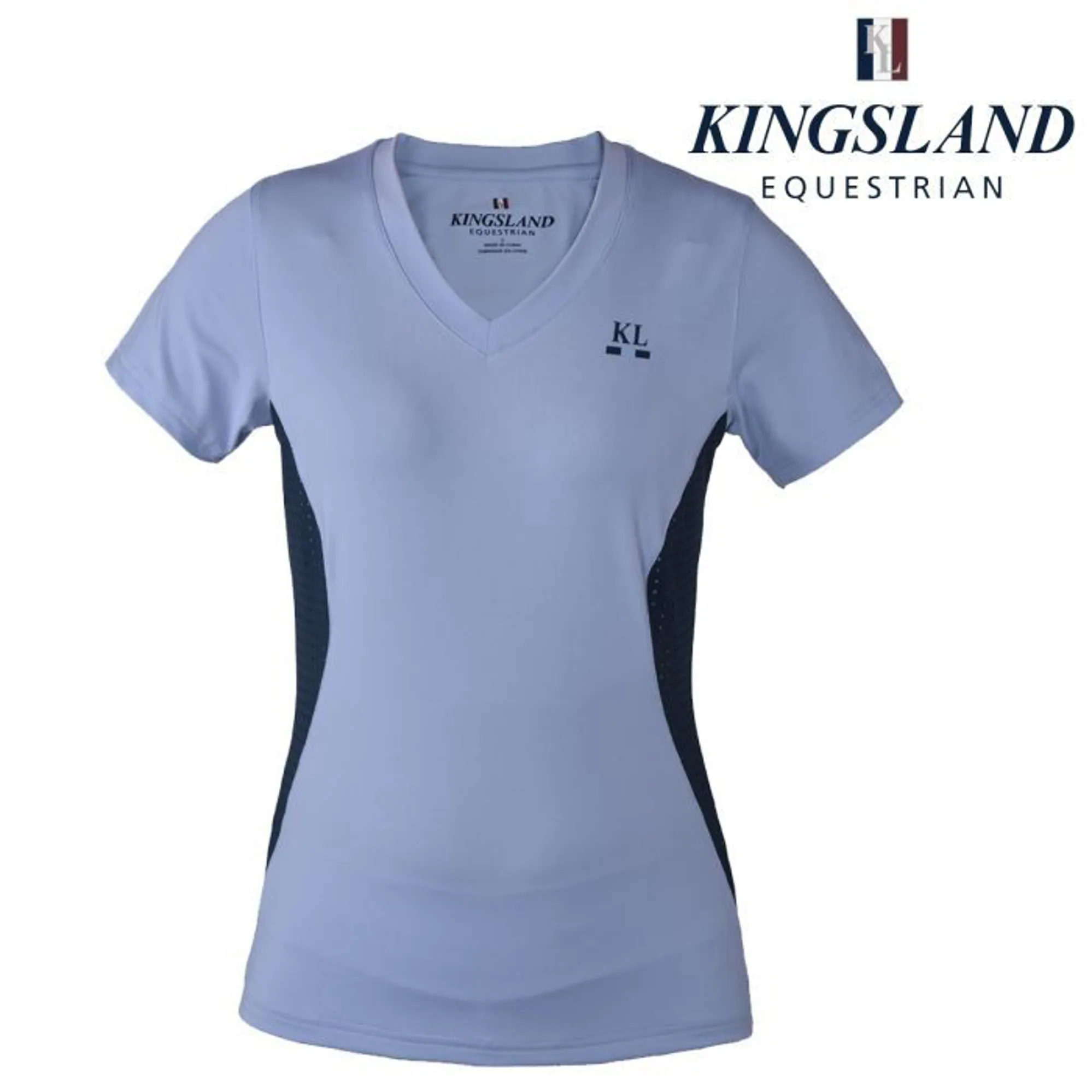 Kingsland Isla V-neck Training Shirt Blue Kentucky