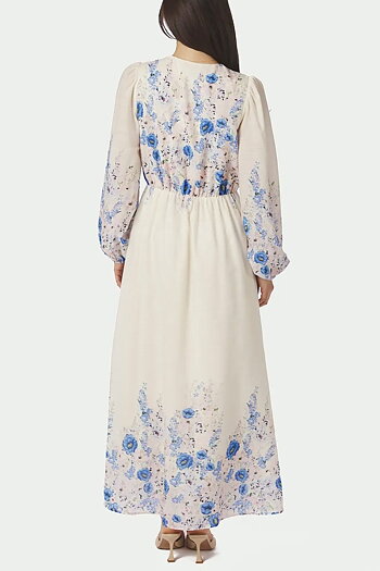Neo Noir - Silfi Flower Print Dress Blue