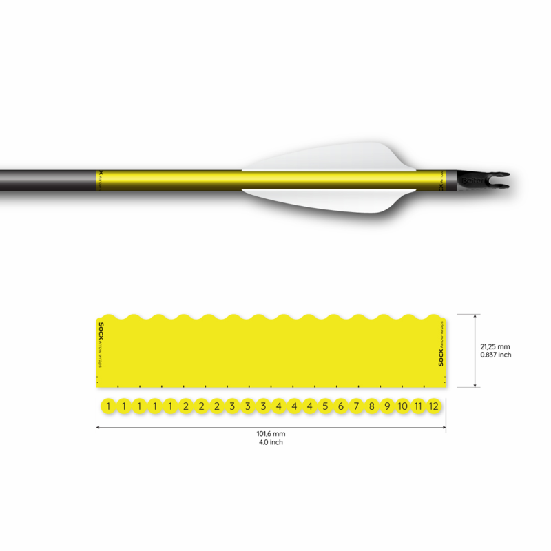 Socx Wrap 6.0 mm Max Solid Fluor Color  - 4