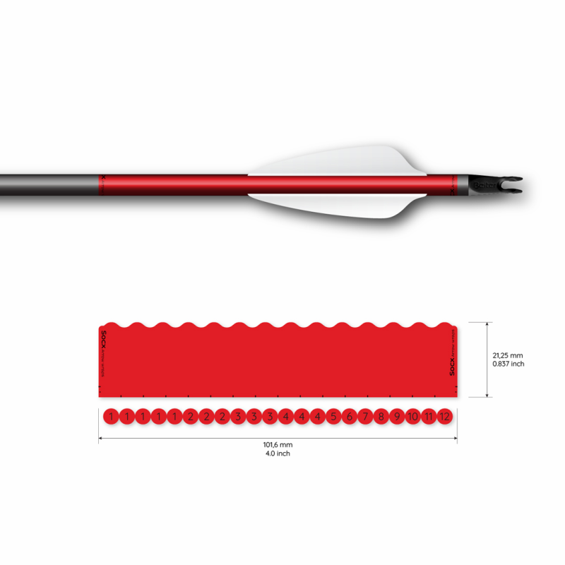 Socx Wrap 6.0 mm Max Solid Fluor Color  - 6