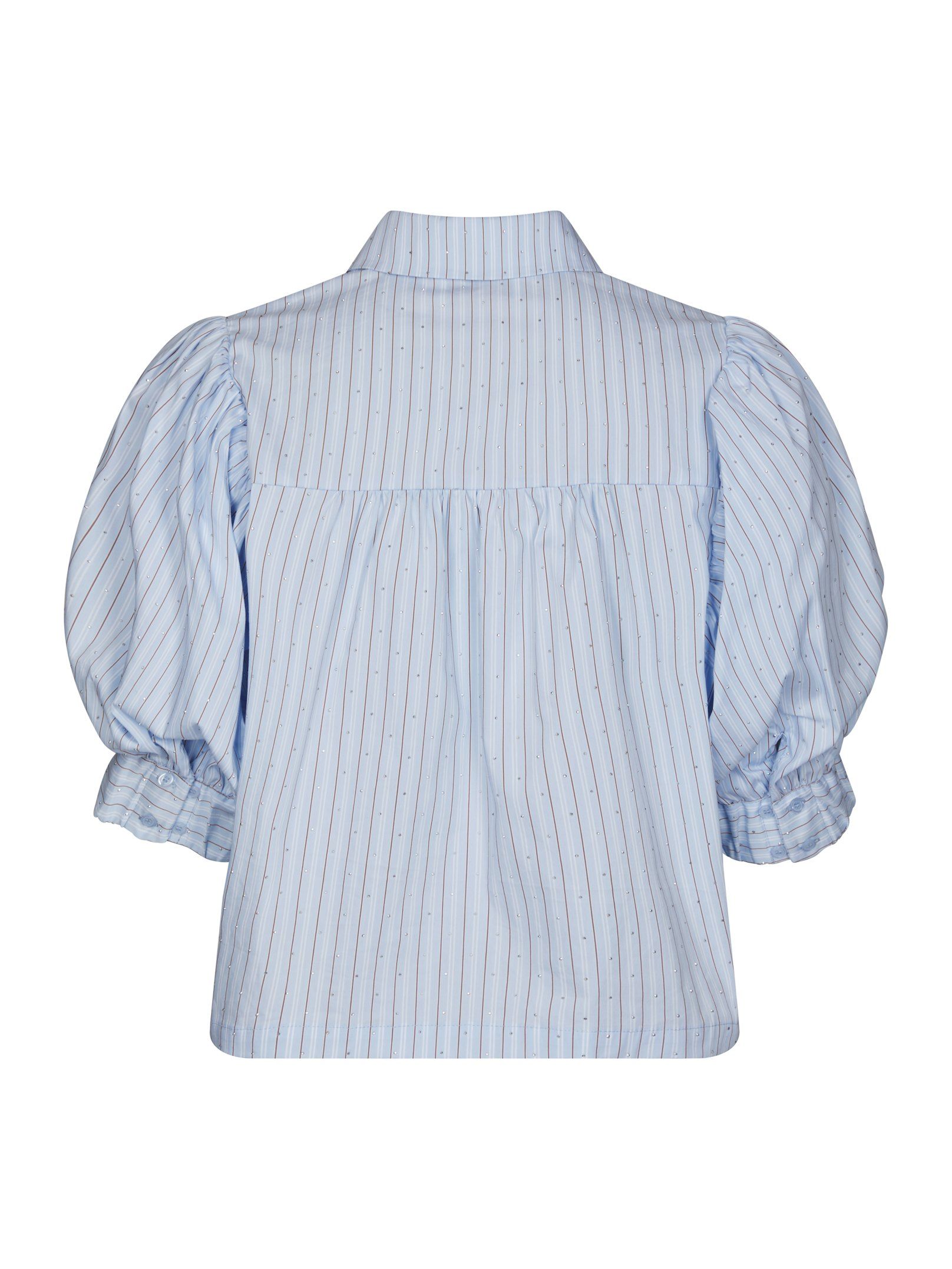 Neo Noir  - Etta  Stripe Stone Shirt Light Blue - 6