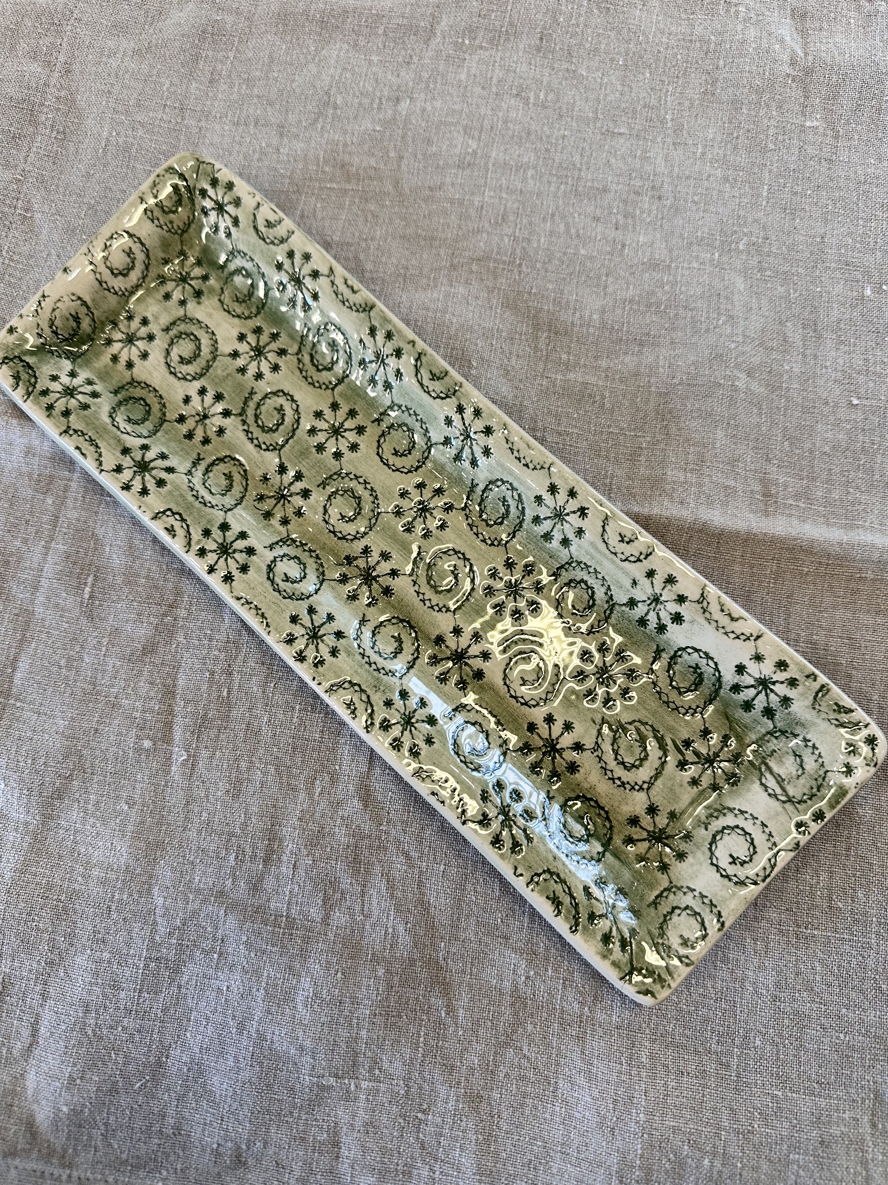 Porslin - UTENSIL long & skinny pattern - Wonki Ware - 3