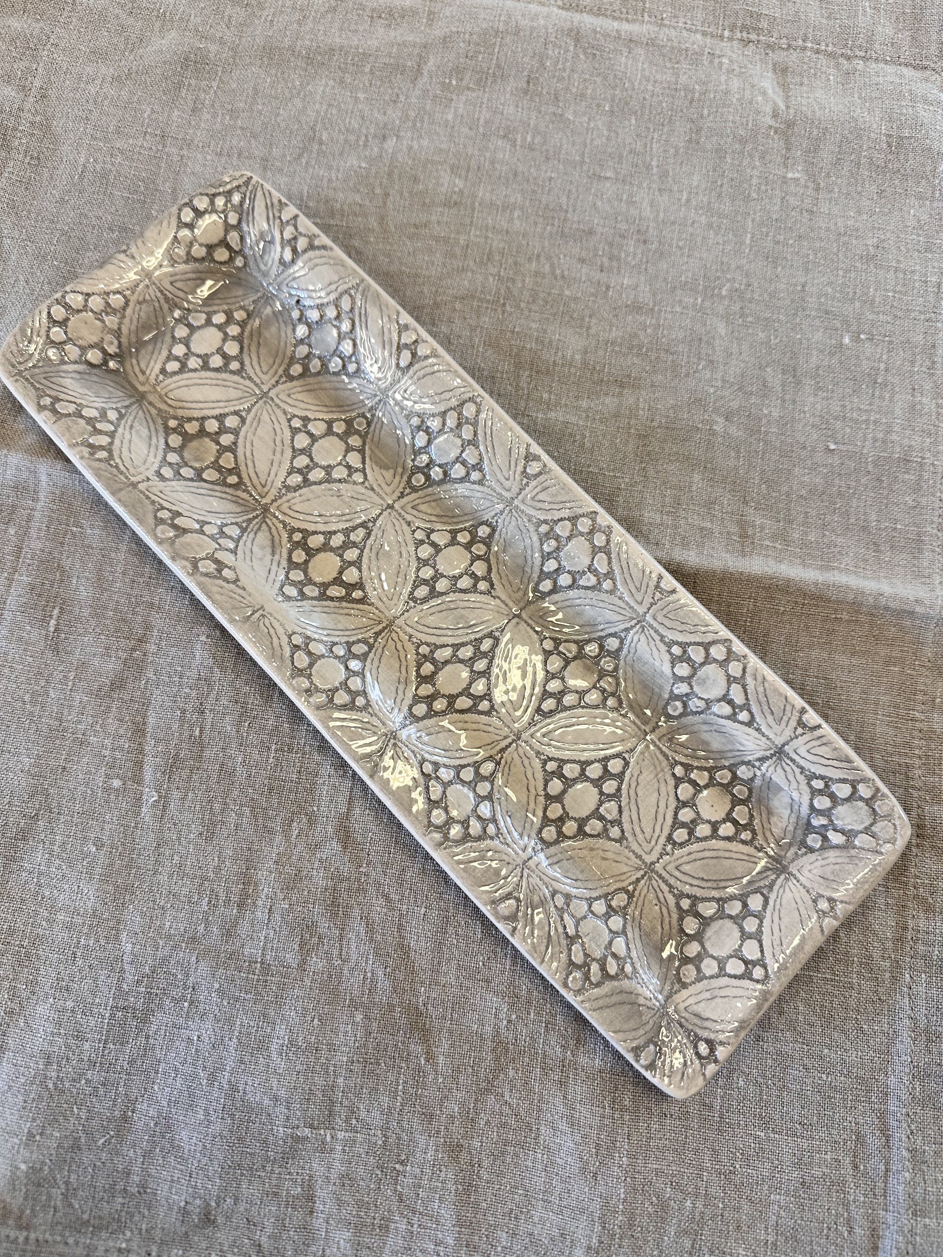 Porslin - UTENSIL long & skinny pattern - Wonki Ware