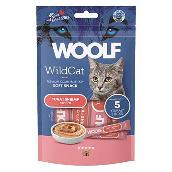 Woolf Wildcat Cream Tuna & Shrimp 5-pack