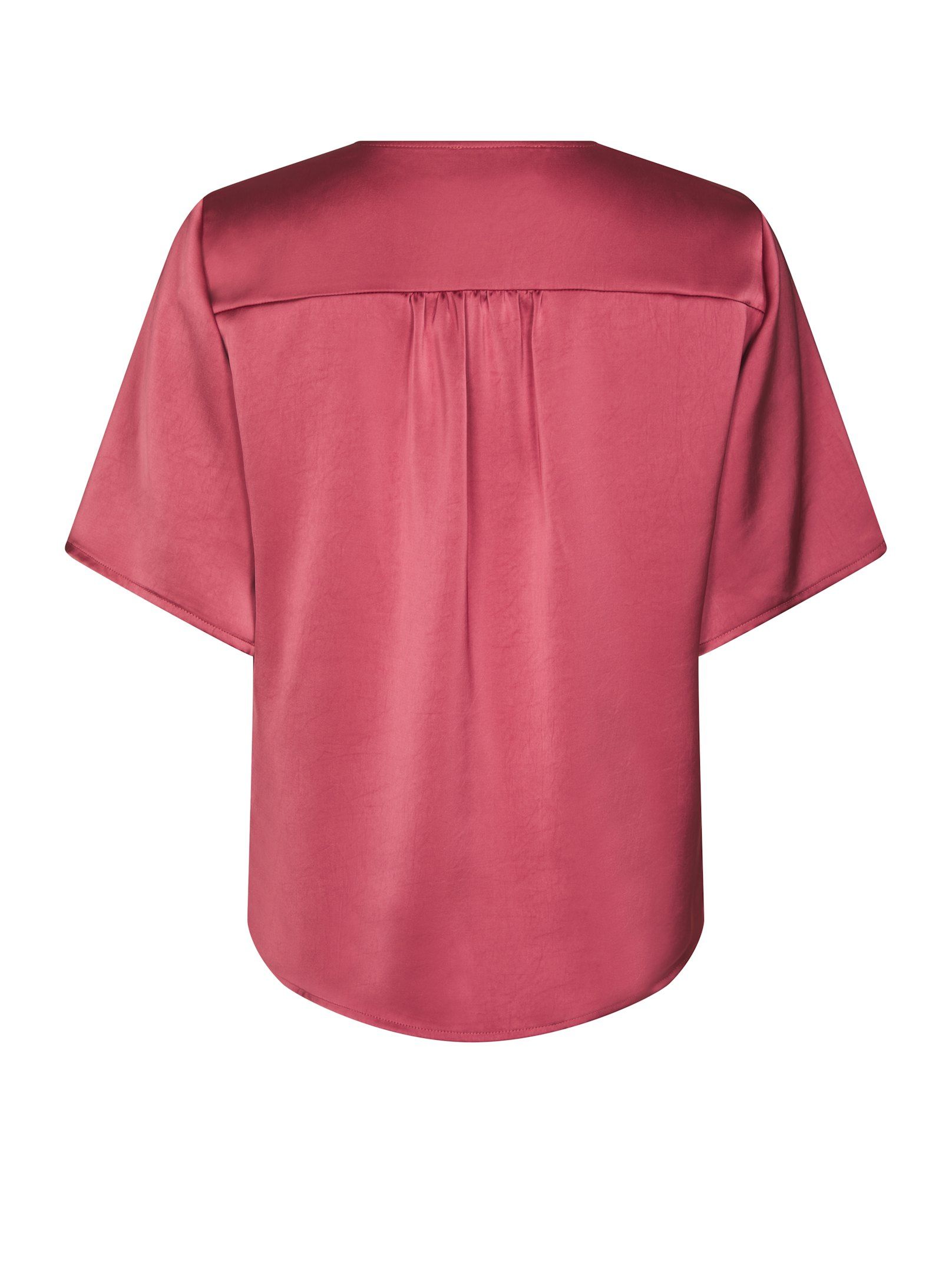 Neo Noir - Casadia Heavy Sateen Blouse Cherry Pink - 6