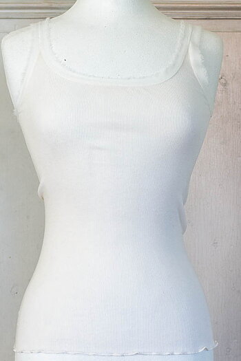 Rosemunde - Silk Top Regular New White