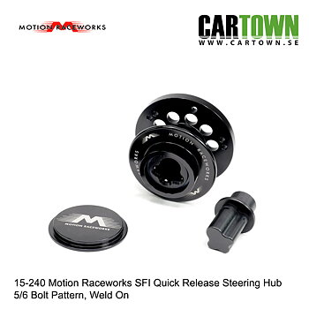 Motion Raceworks SFI Quick Release Steering Hub 5/6 Bolt Pattern, weldOn