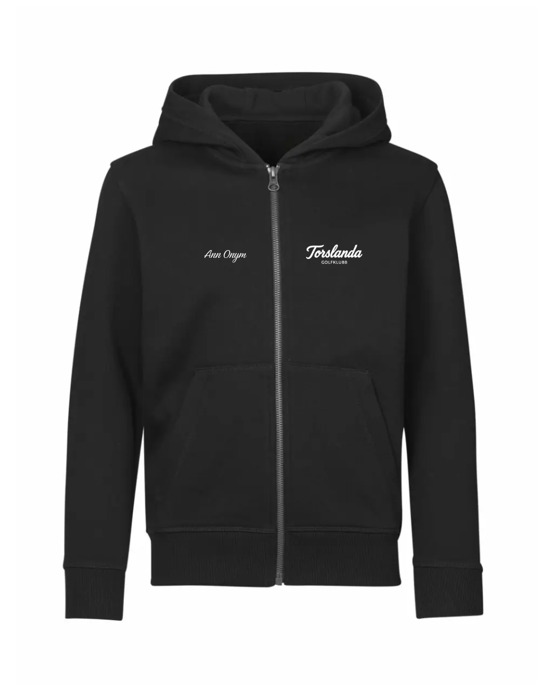 Hoodie Zip svart JR Torslanda GK - 2