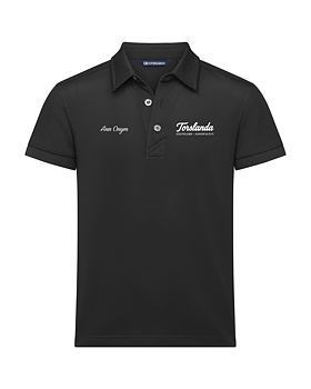 Virtue Polo Solid Junior svart Torslanda GK