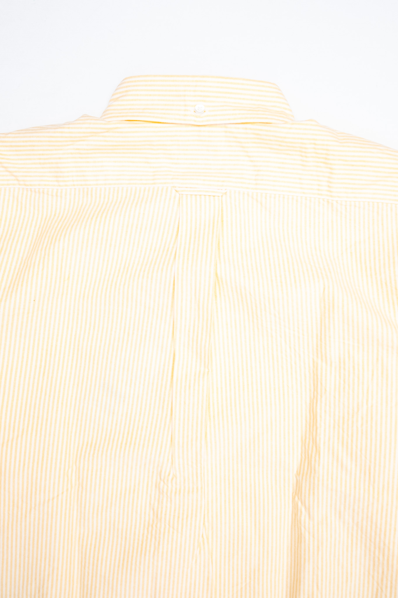 Kamakura - Vintage Ivy Fit Button Down Oxford Shirt Yellow University Stripe - 7