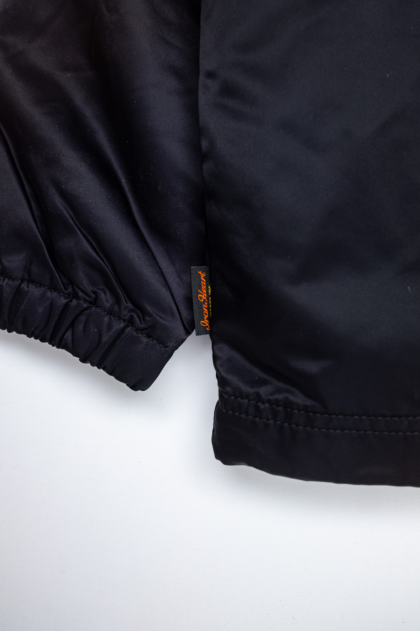 Iron Heart - IHJ-160-BLK 4.8oz Nylon Coach Jacket Black - 8