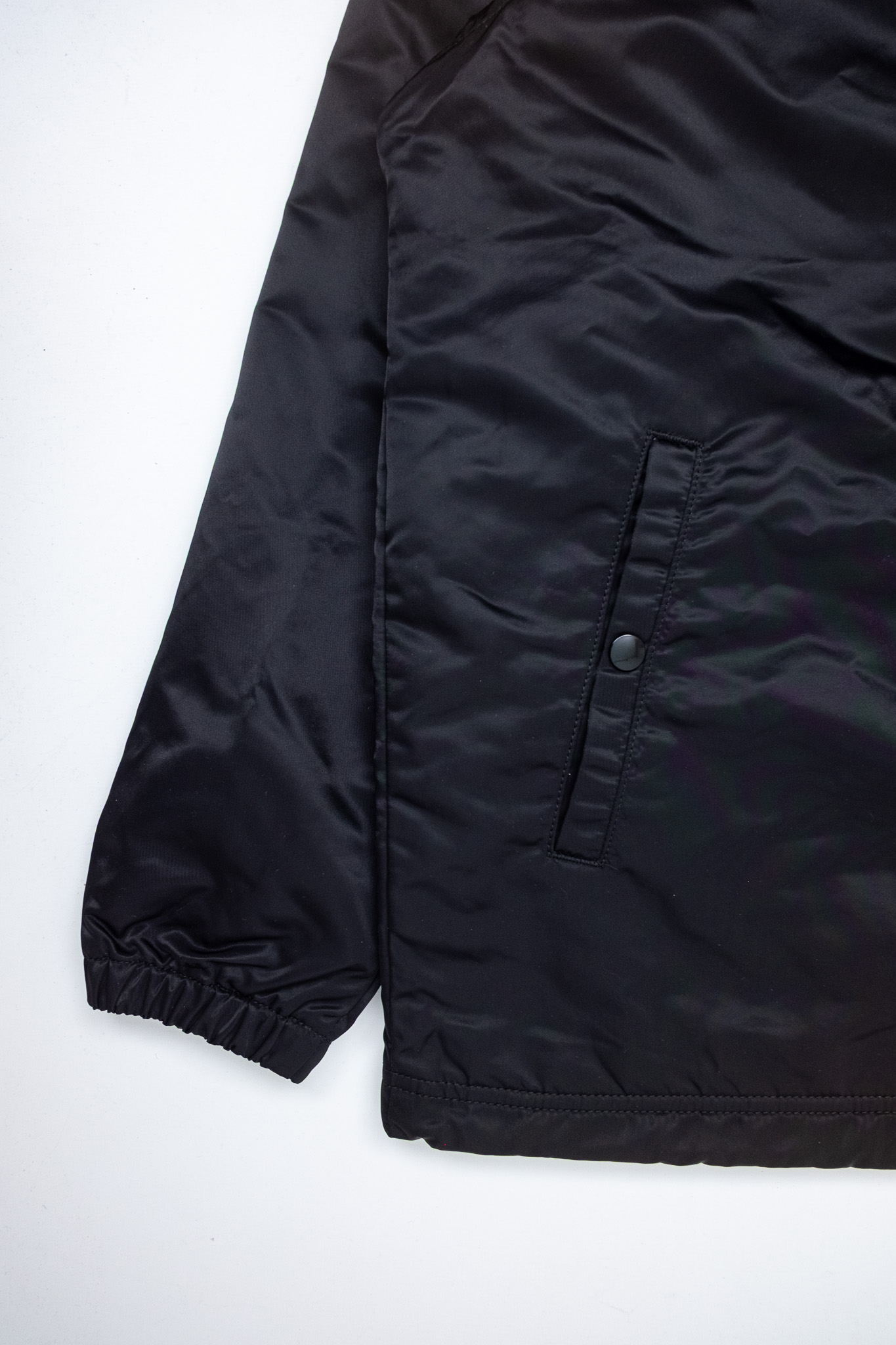 Iron Heart - IHJ-160-BLK 4.8oz Nylon Coach Jacket Black - 6