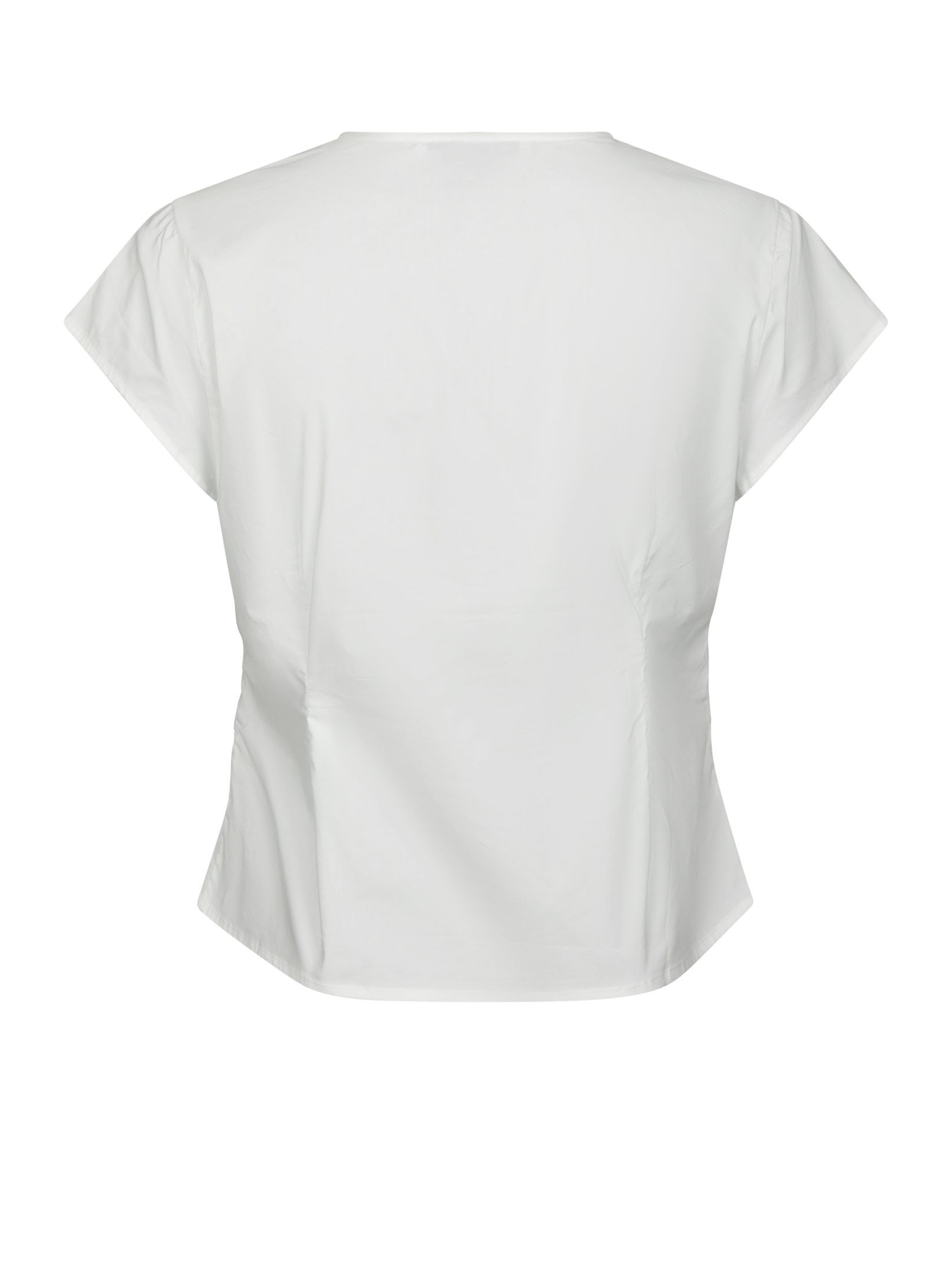 Neo Noir - Fidi Poplin Top White - 6