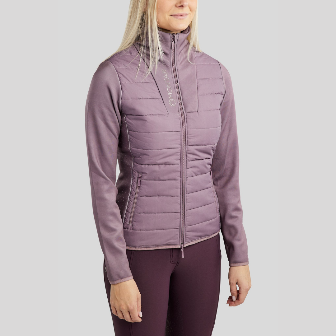 MONTAR MOCAROLINE HYBRID JACKET LASERCUT & CHAMPAGNE CRYSTALS - BLUSH 