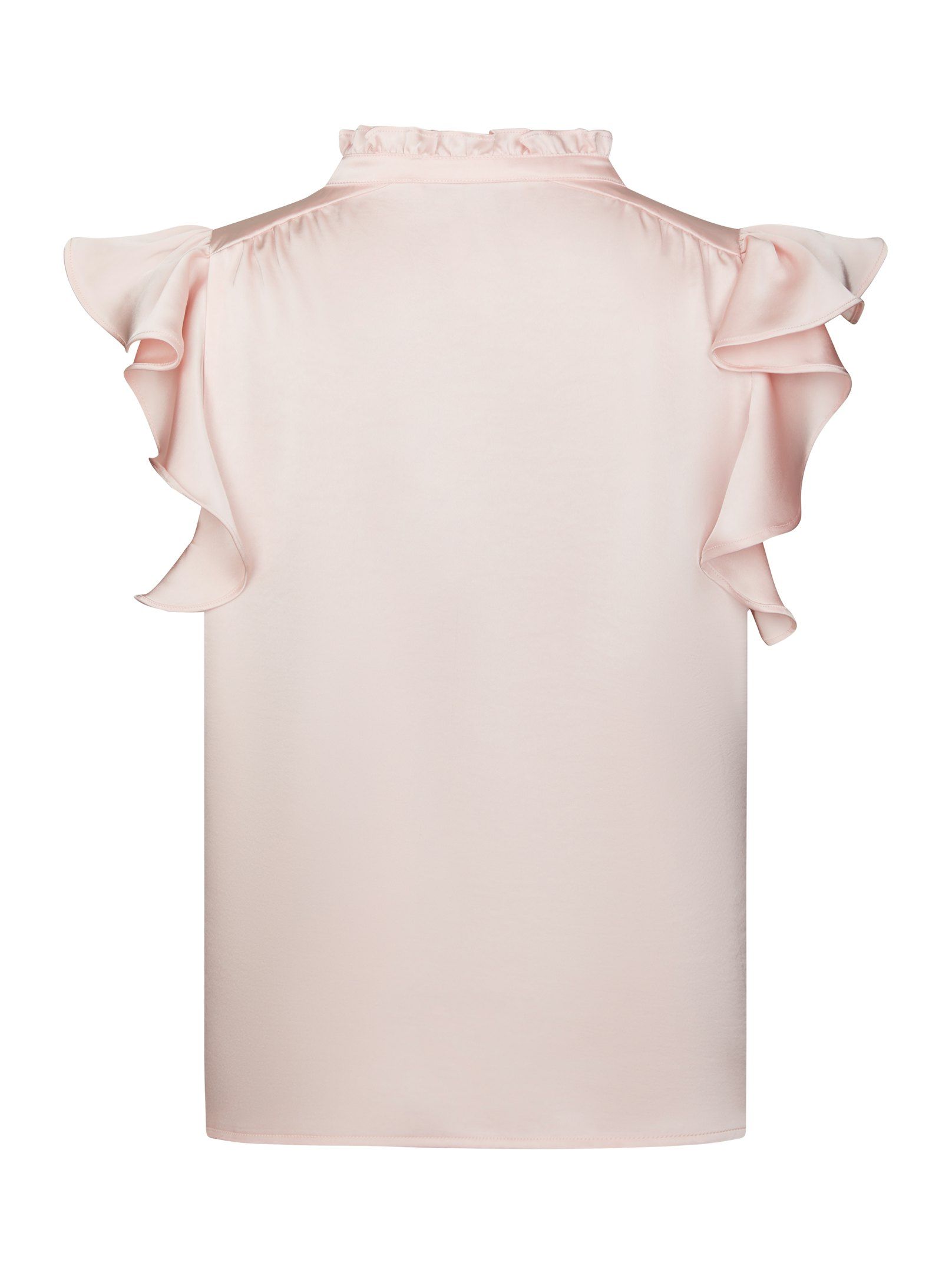 Neo Noir  - Stella Heavy Satin Blouse Light pink - 6