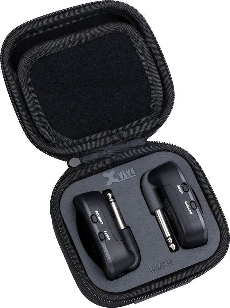 Xvive AC58 Guitar Wireless & Battery Case Bundle - 2