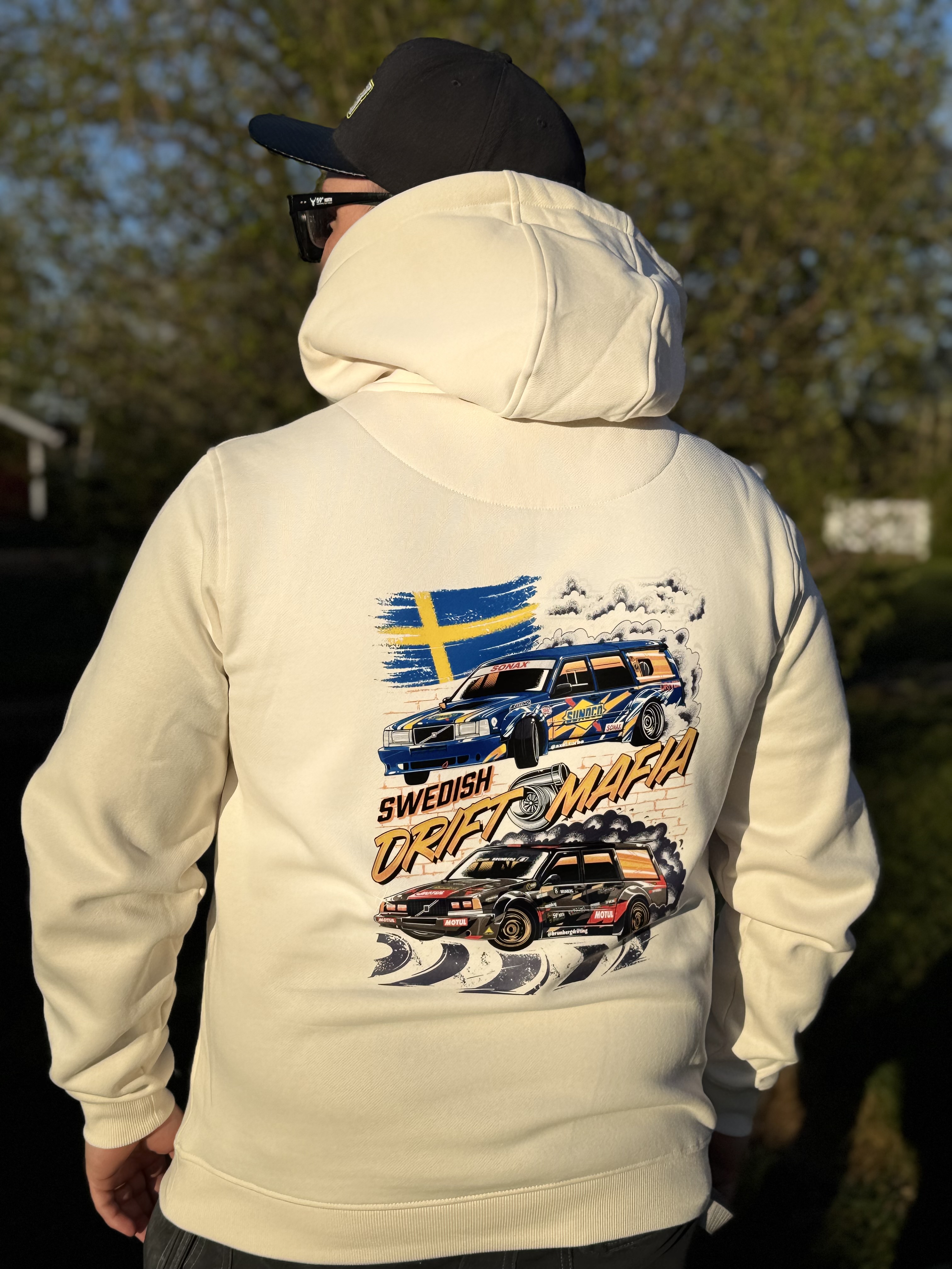 Swedish drift mafia hoodie sand färg  - 2