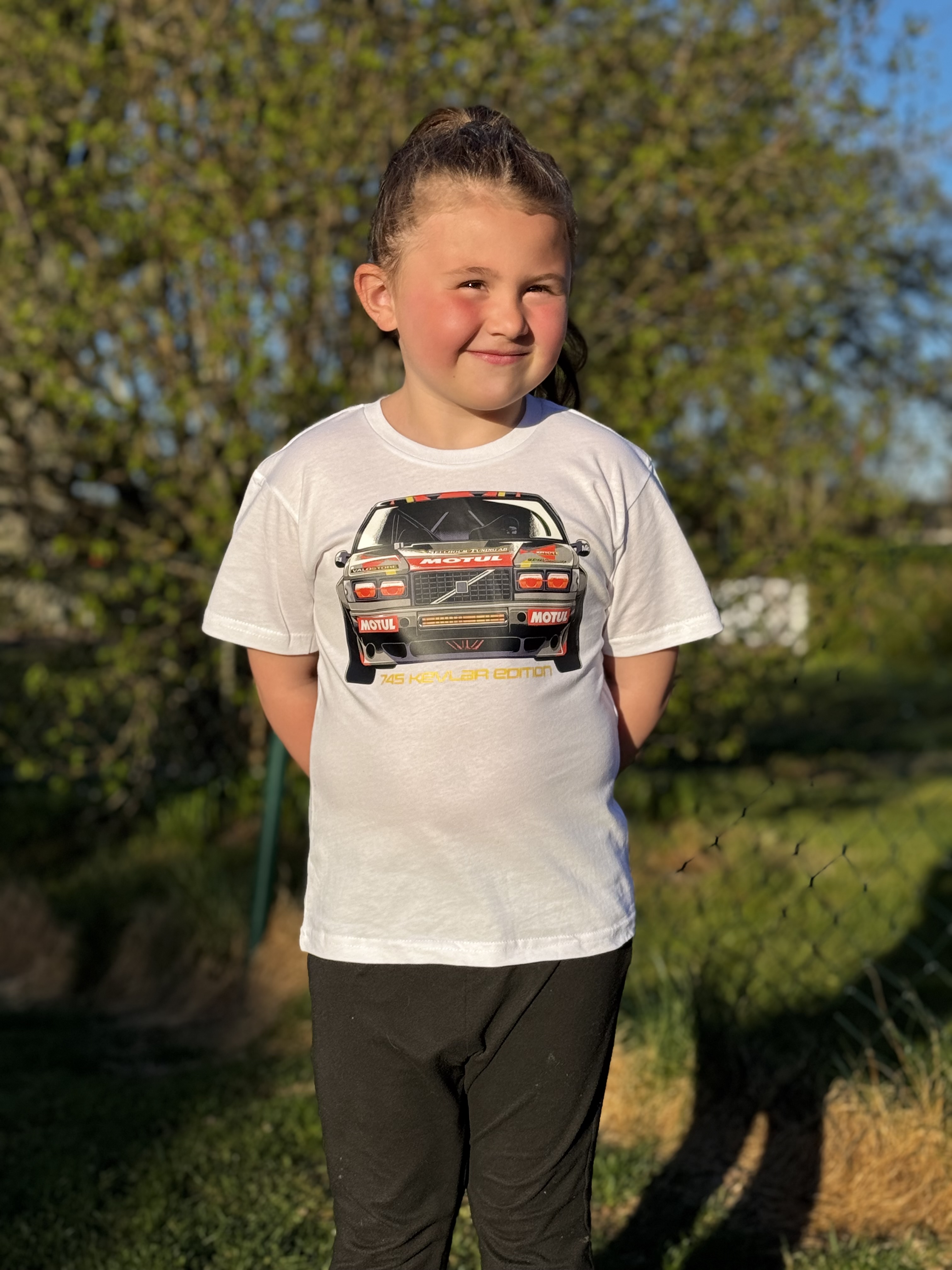 745 Kevlar T-shirt  vit/svart  - 2