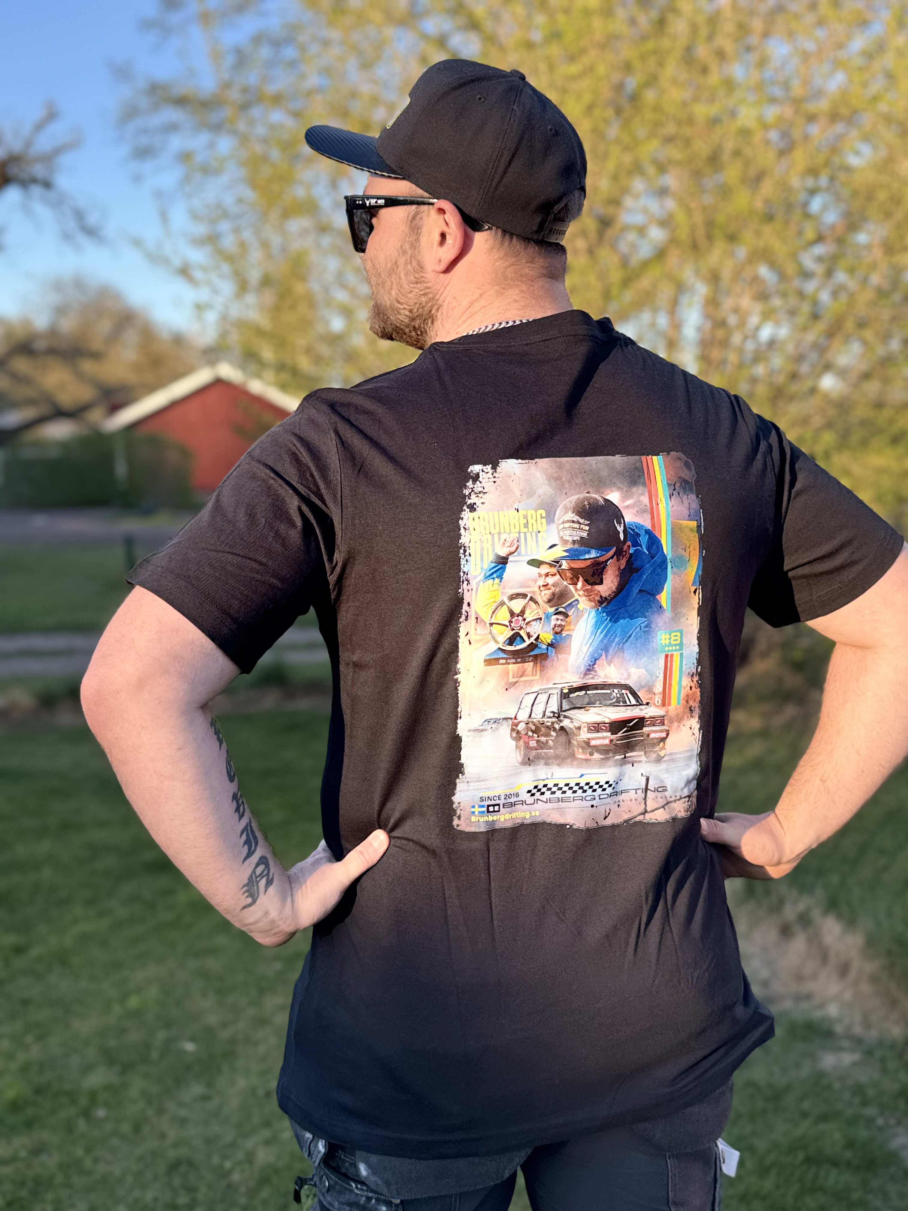 10 års jubileum T-shirt vit/svart