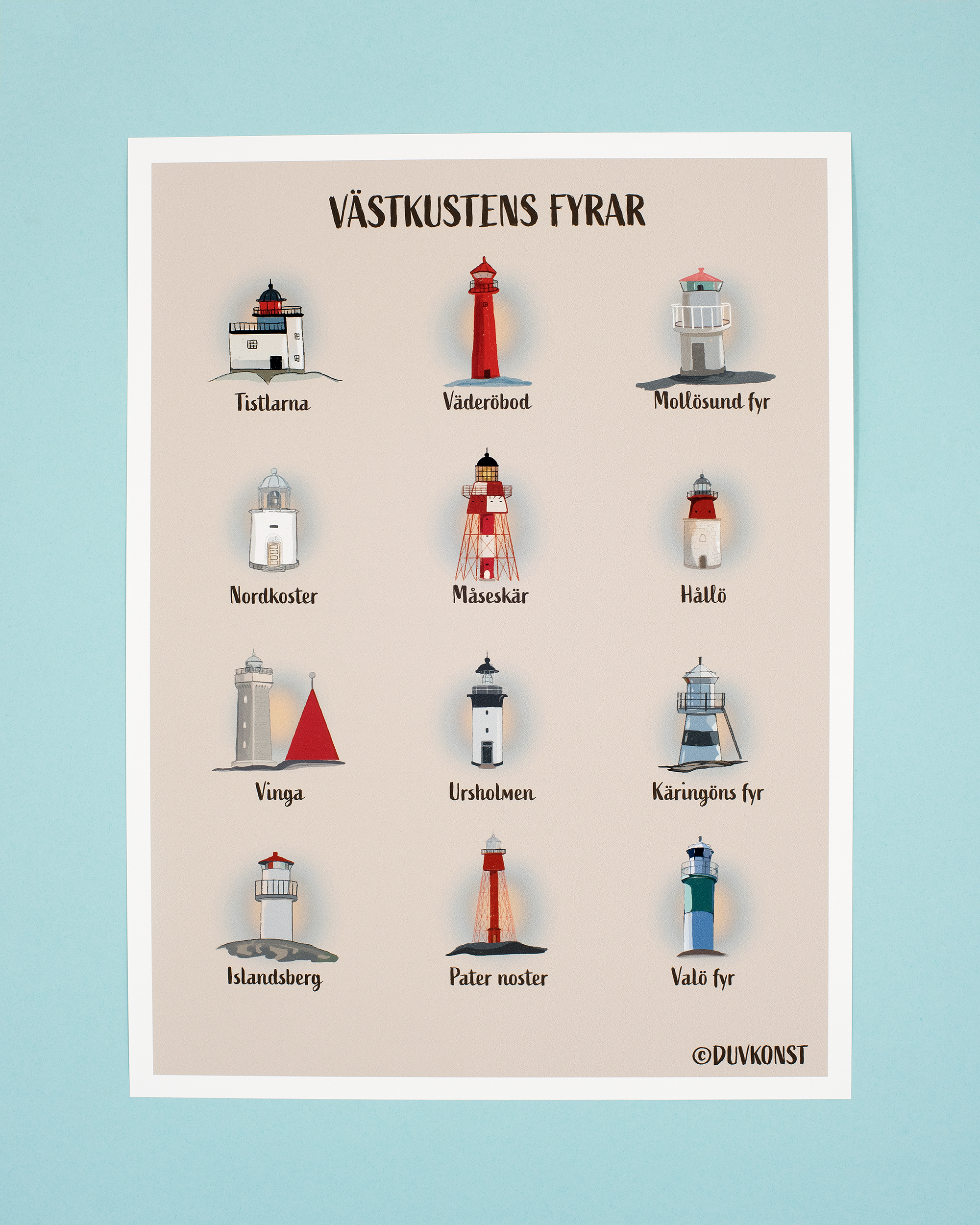 Västkustens fyrar