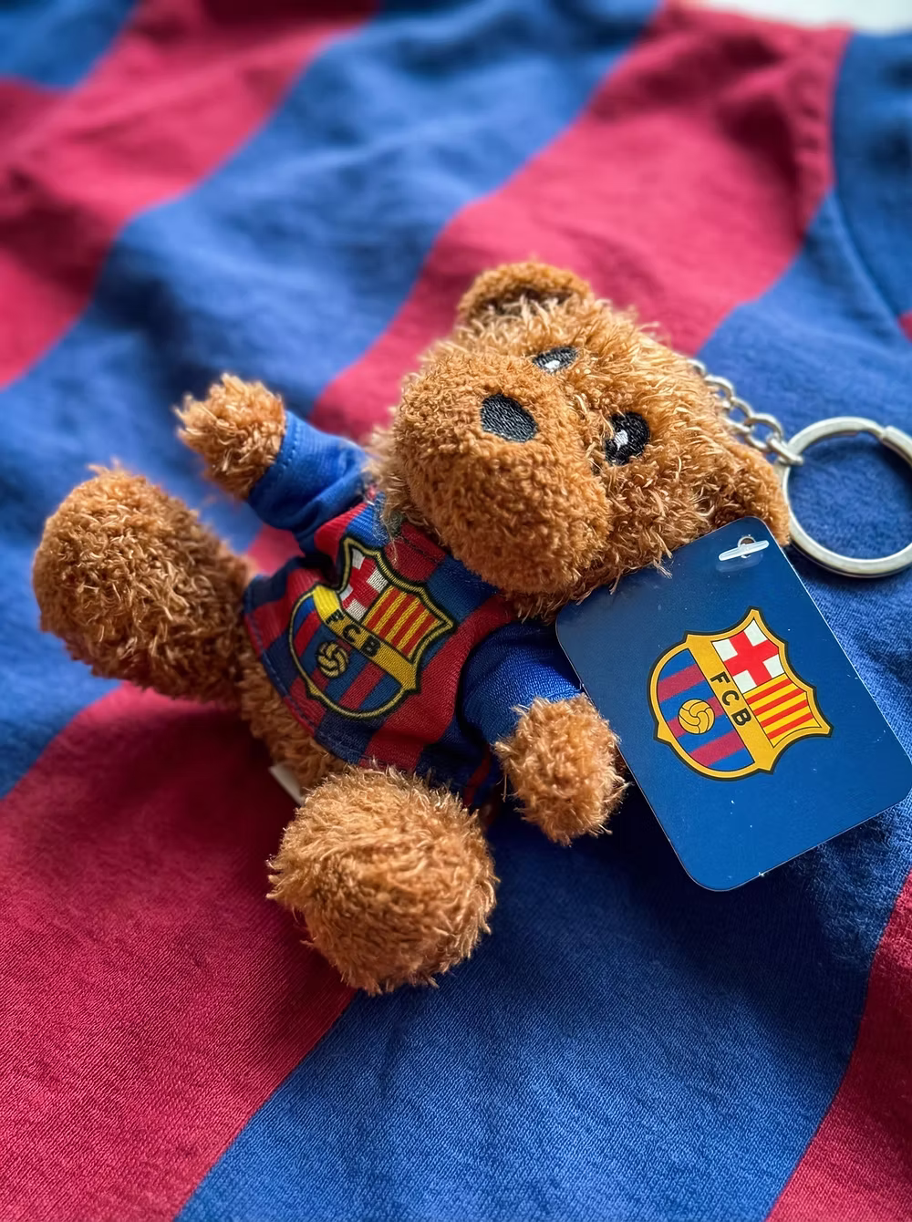 FC Barcelona Nyckelring Nalle