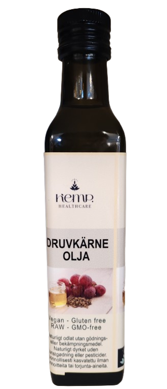 Druvkärneolja kallpressad 250 ml