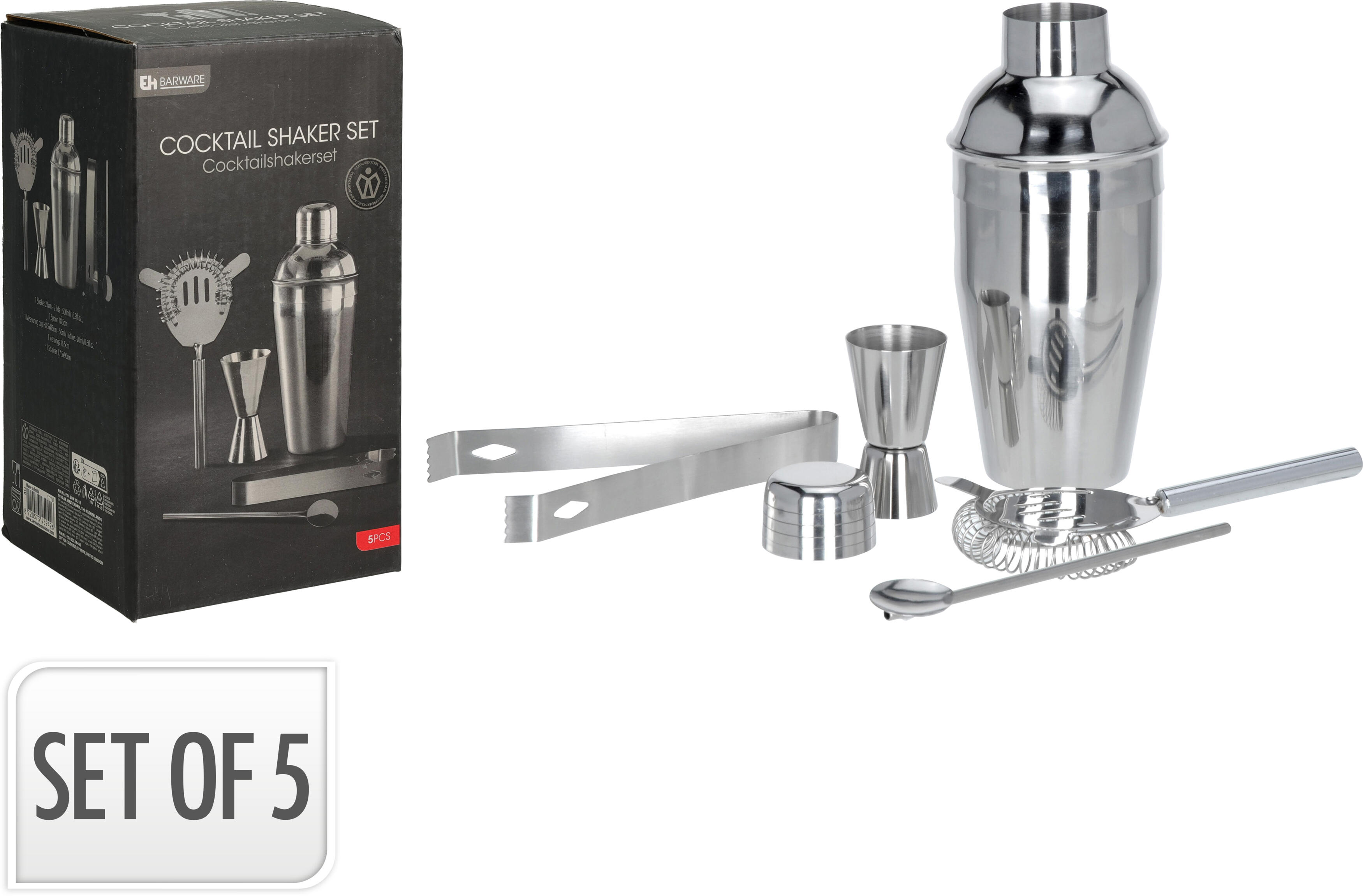 Cocktailset – 5 delar