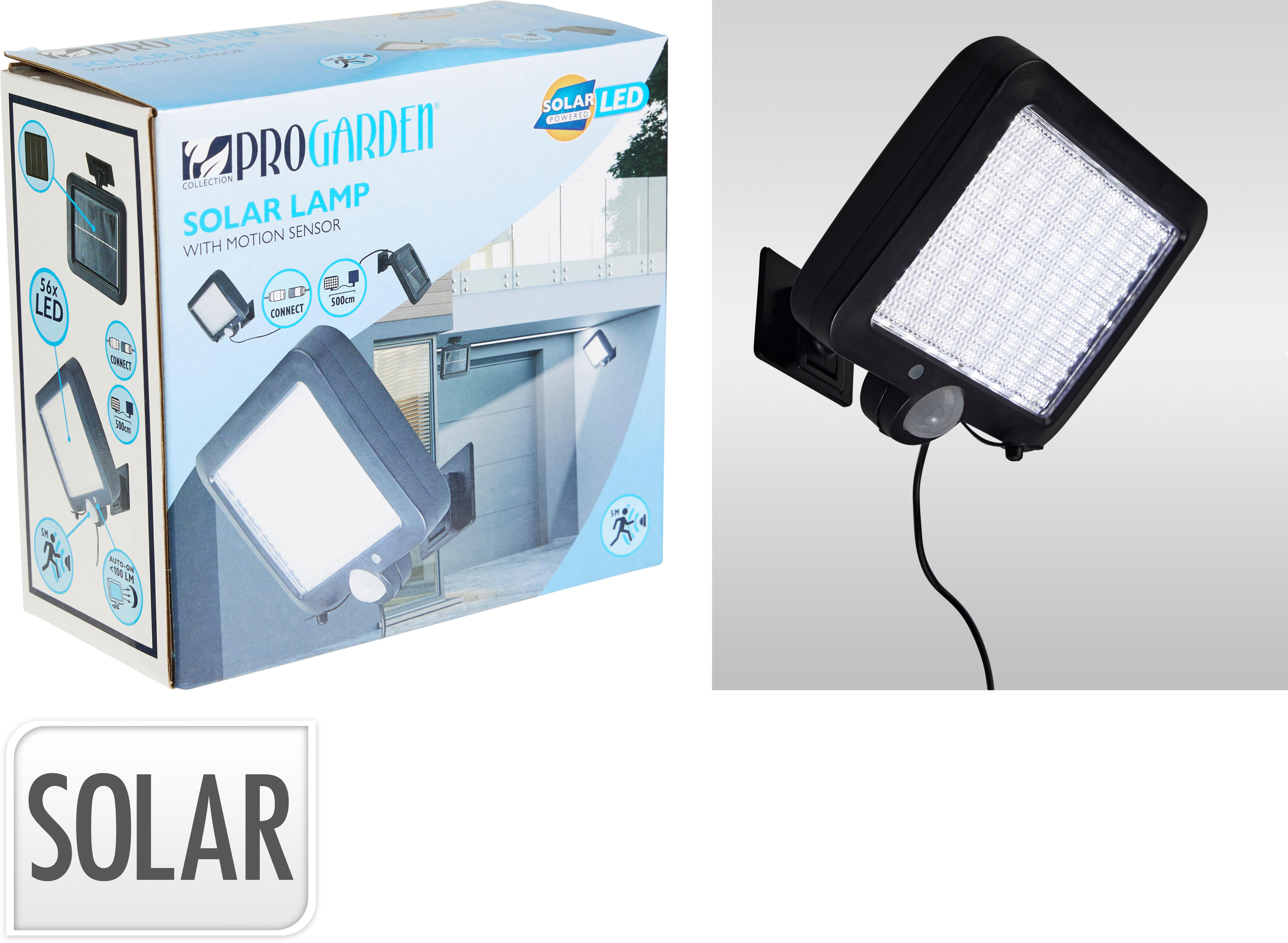 Solcellslampa LED