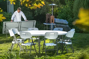 Buffébord, runt / Cateringbord