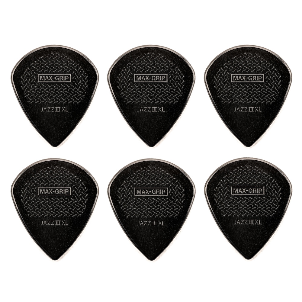 Dunlop Jazz 3XL Max Grip Stiffo (Black 6-Pack)