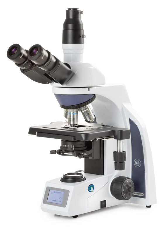 Euromex iScope Trino-mikroskop, E-plan IOS, SLC, 40×–1000×