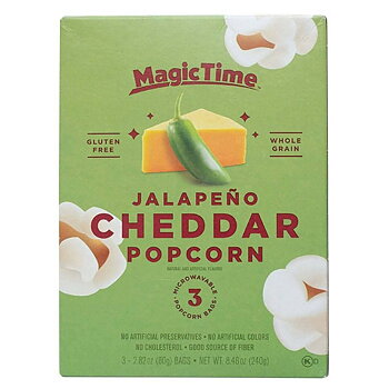 Magic Time Jalapeno Cheddar Microwave Popcorn 240g