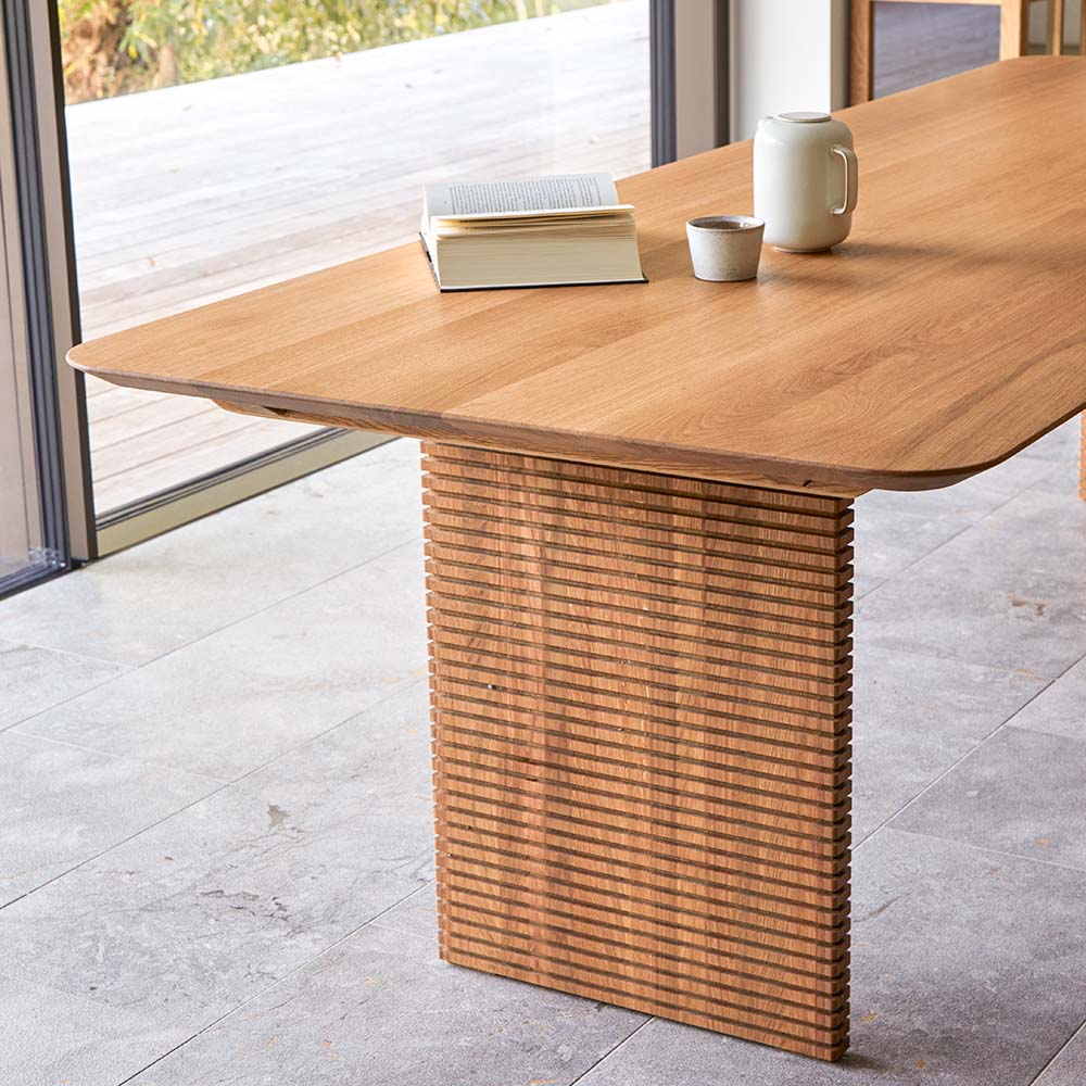 GM 3520 Quarter Dining Table - (Solid wood several sizes) Extendable - Naver Collection - 5