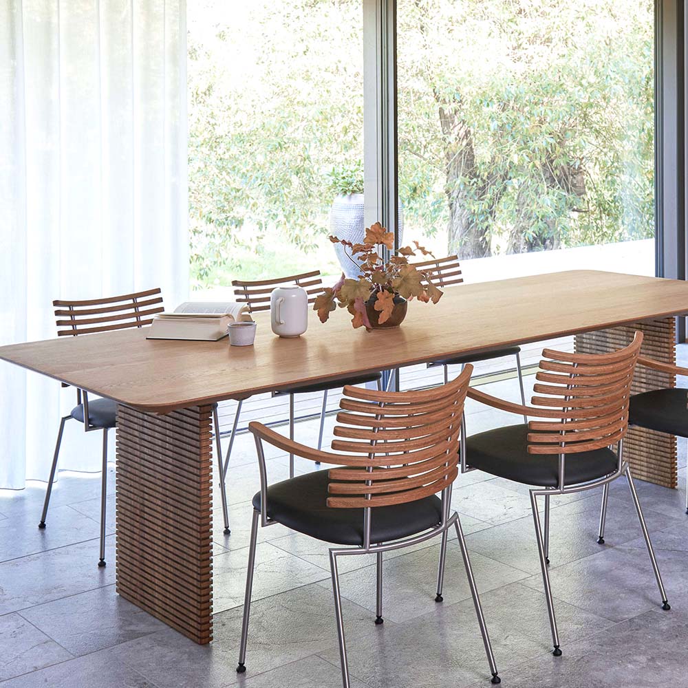GM 3520 Quarter Dining Table - (Solid wood several sizes) Extendable - Naver Collection - 7