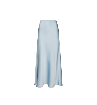 Neo Noir Vicky Heavy Sateen Skirt Blue