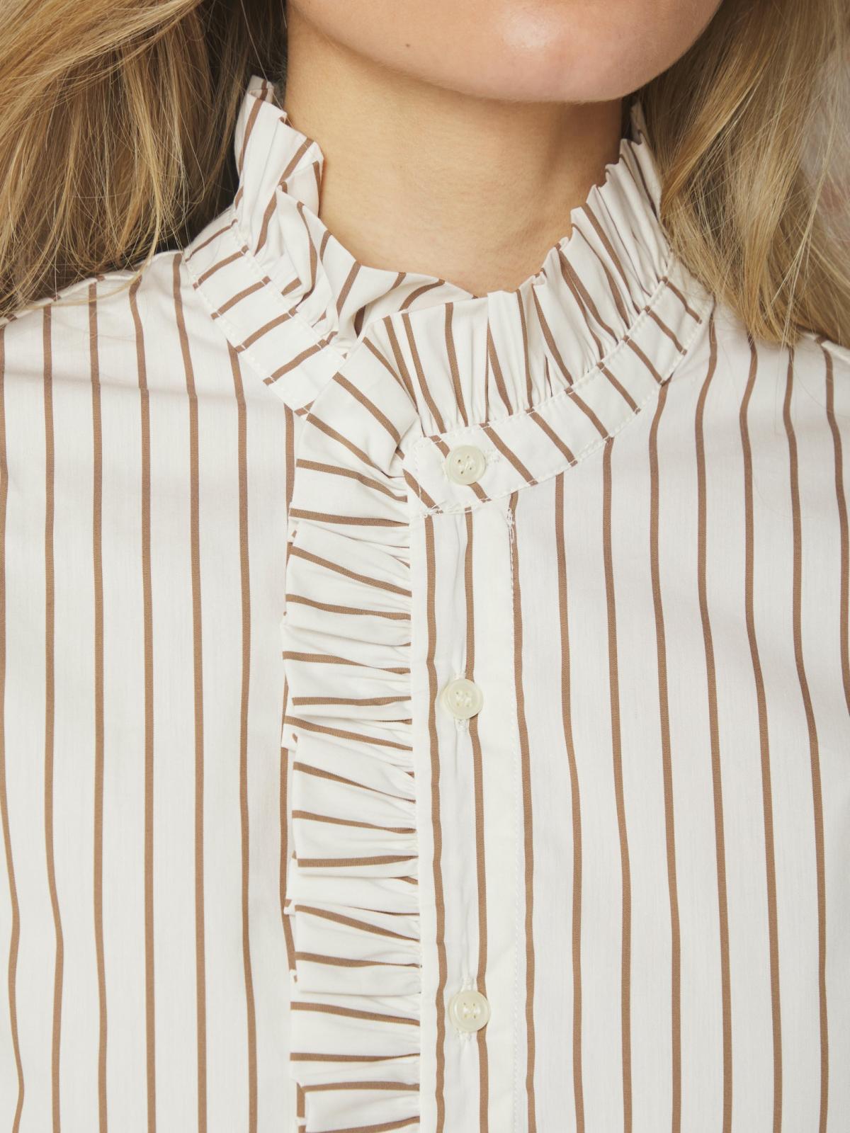 Neo Noir Nellie Wide Stripe Dress, Ivory - 5