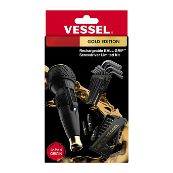 Vessel Ball Grip Screwdriver USB, Limited Edition Gold Edition