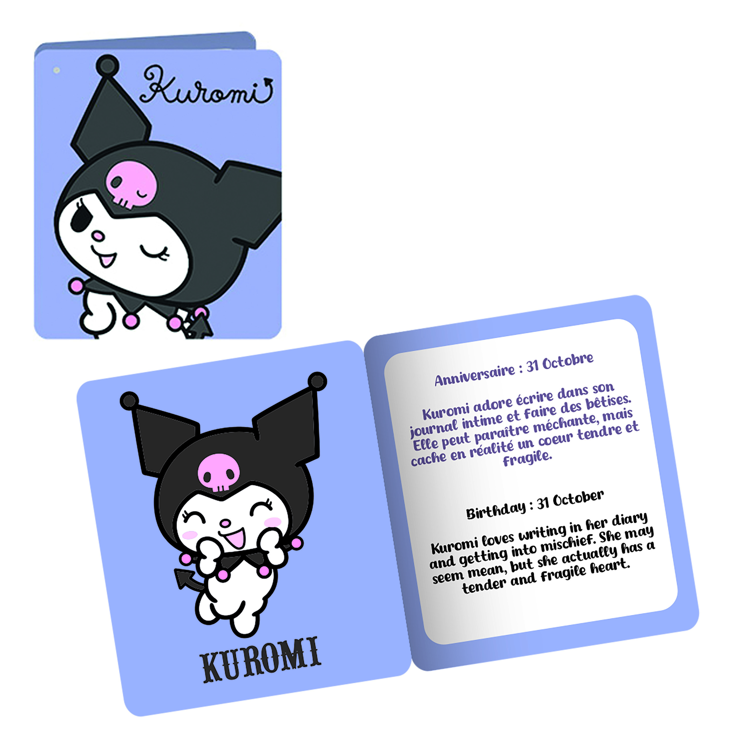 Kuromi Mjukis Gosedjur 15cm - 3