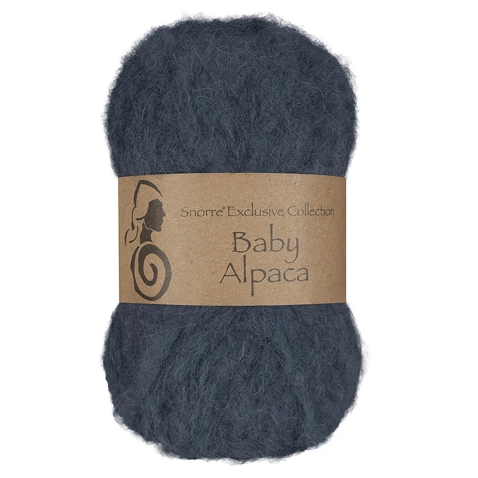 Viking Baby Alpaca Jeansblå 327