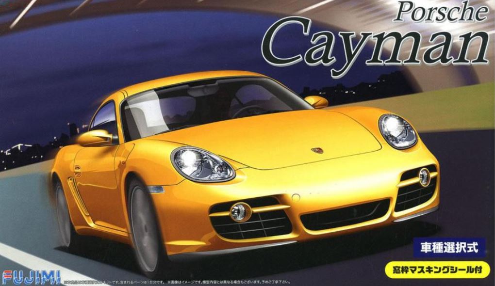 1/24 Porsche Cayman /cayman S con mascaras cristales (RS-20)
