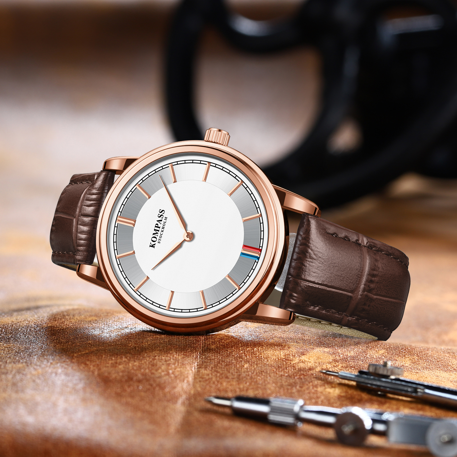 Kompass Corsair Heritage Rose Gold Silver  - 6